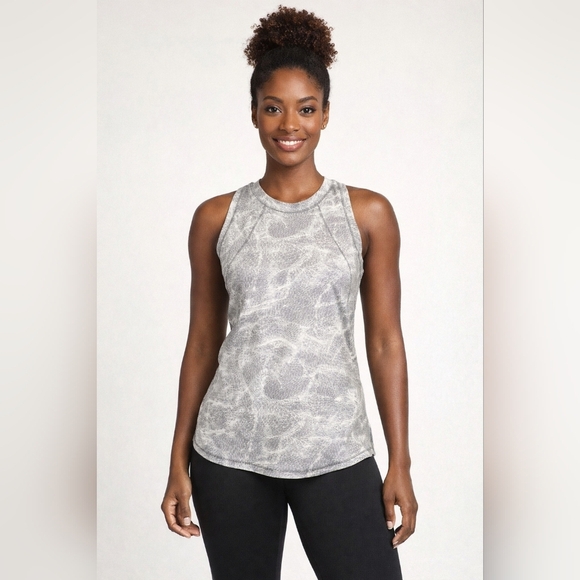 all in motion Tops - All in Motion Women's Gray Patterned Athletic Tank Top Shirt